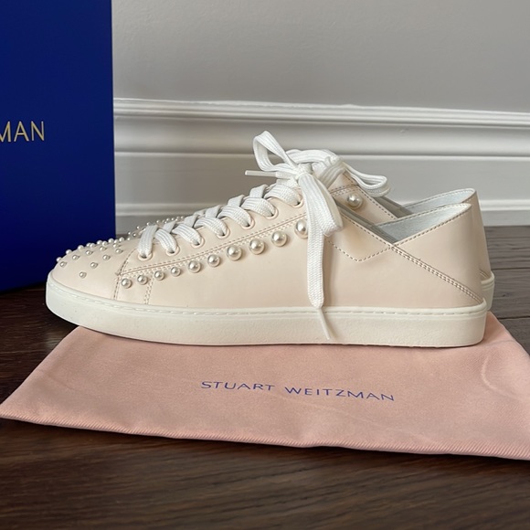 Brand new, never used, Stuart Weitzman Goldie convertible sneakers - Picture 5 of 7